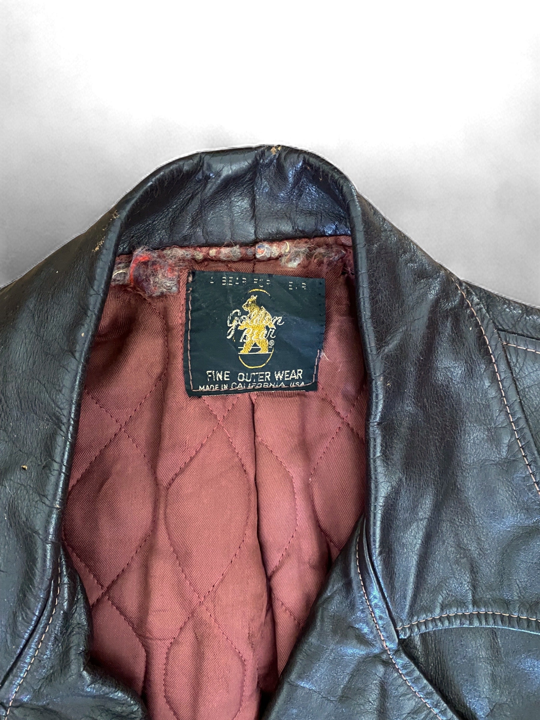 1960s Golden Bear Motorcycle Jacket