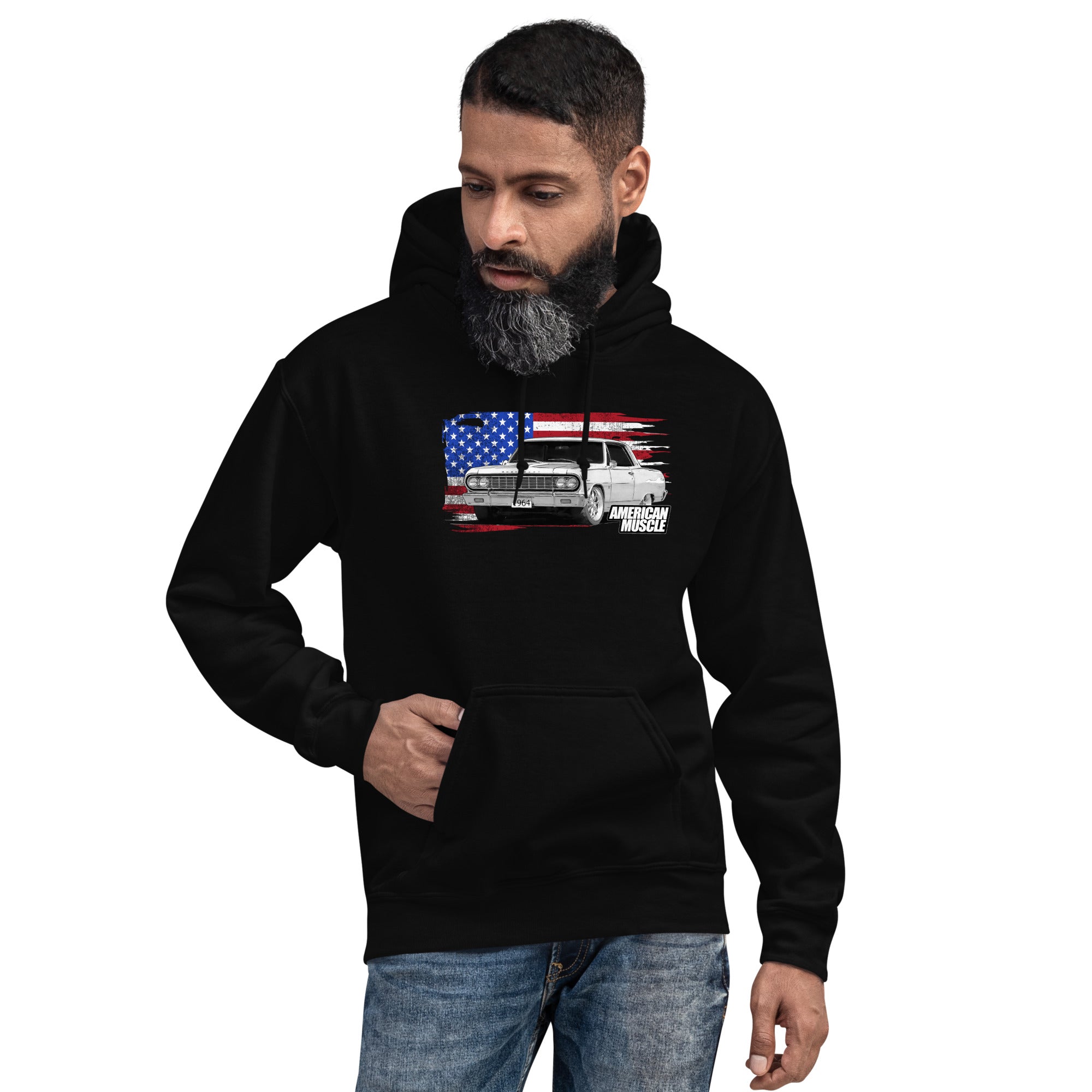 1964 Chevelle Hoodie Sweatshirt American Muscle