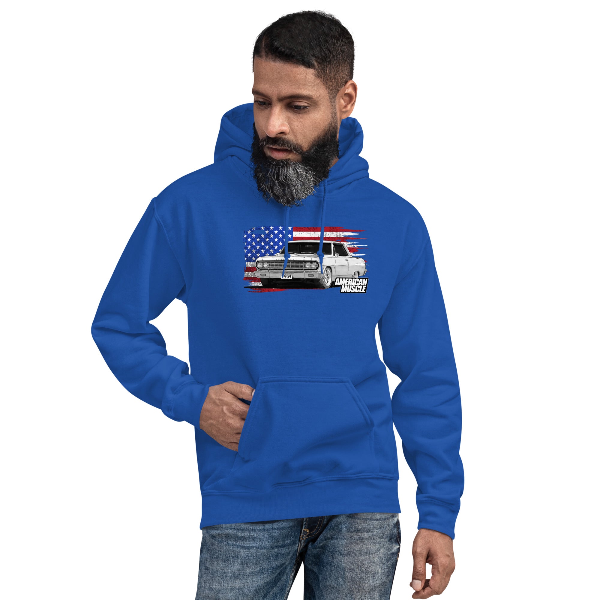 1964 Chevelle Hoodie Sweatshirt American Muscle