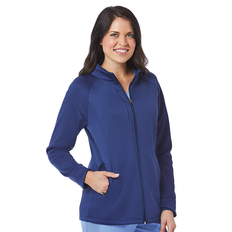 (3812) Womens Warm-up Bonded Fleece Jacket