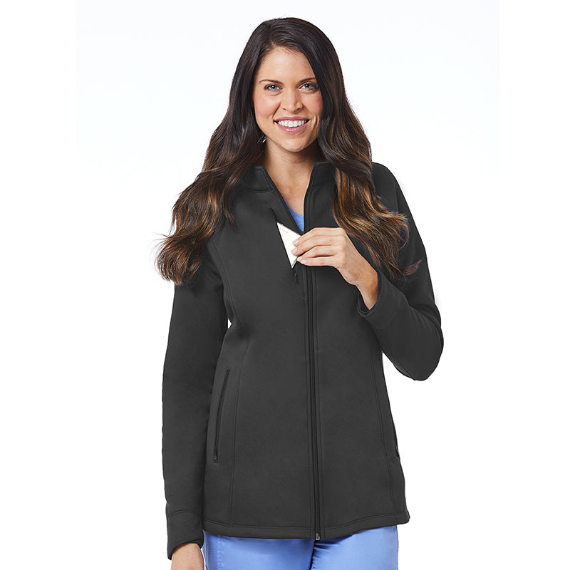 (3812) Womens Warm-up Bonded Fleece Jacket