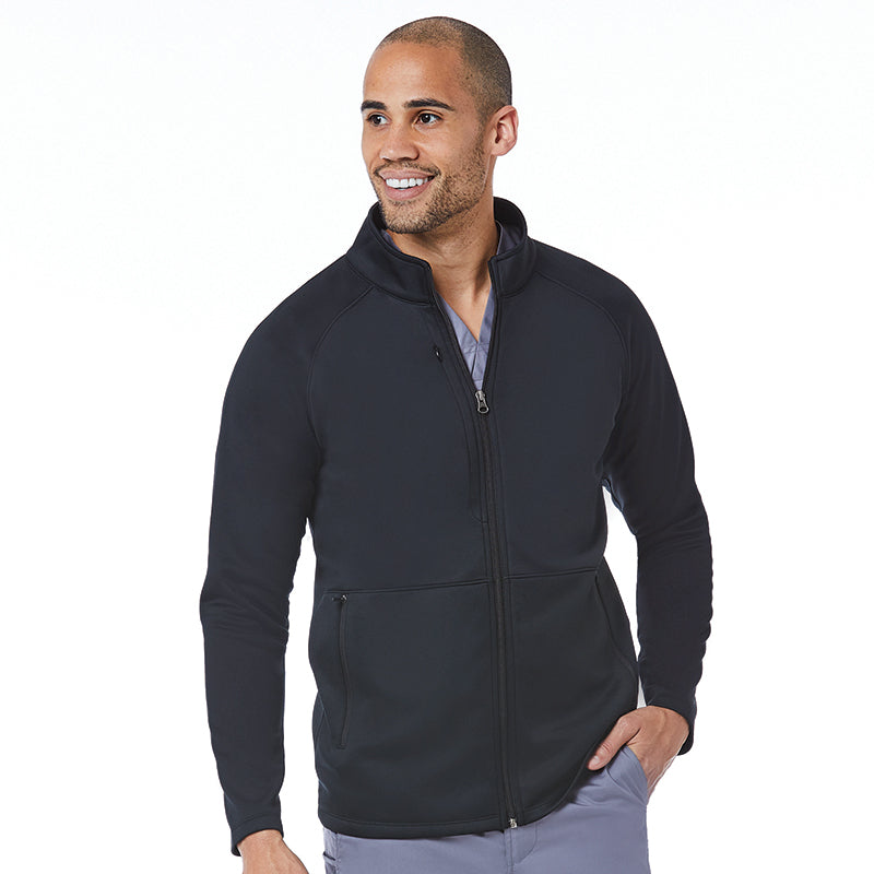 (3814) Mens Warm-Up Bonded Fleece Jacket