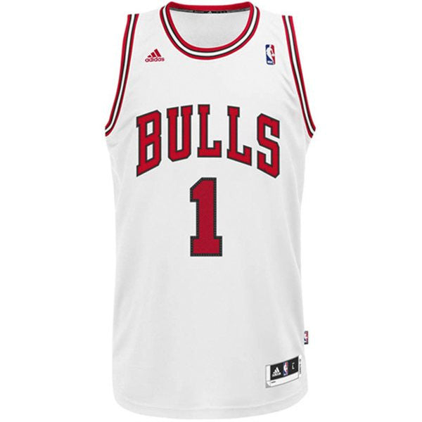 Adidas NBA Jersey Bulls ROSE #1 White