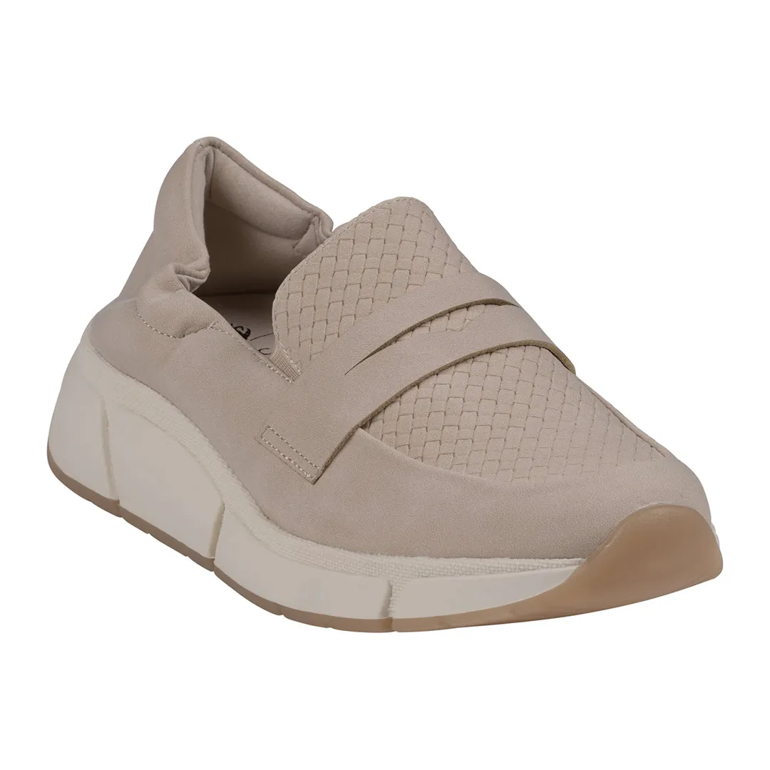 Adina Beige Penny Sneakers