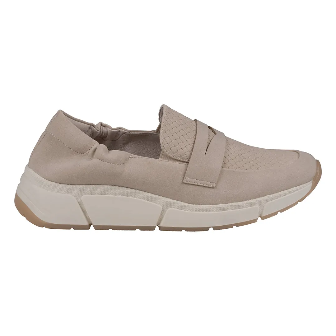 Adina Beige Penny Sneakers