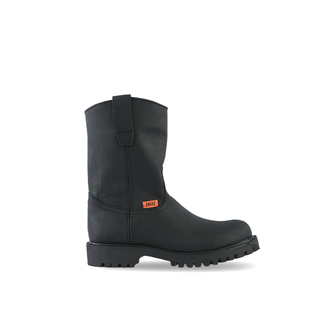 Angus Work Boot Black Tractor Black Bottom E761