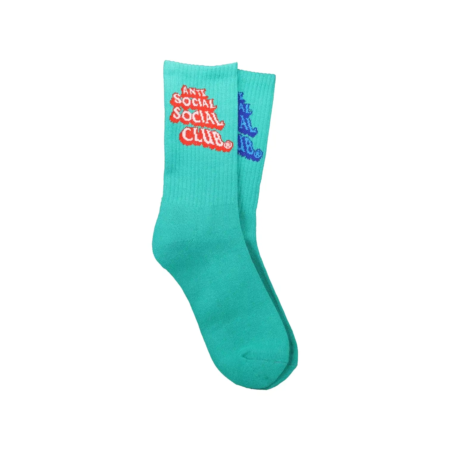 Anti Social Social Club 3D Teal Socks