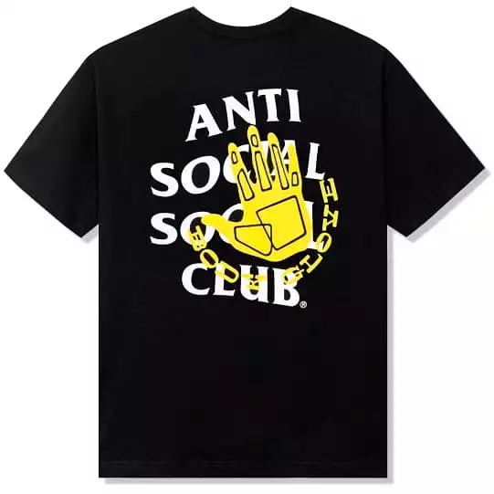 Anti Social Social Club Body Glove Spray Tee (Black)