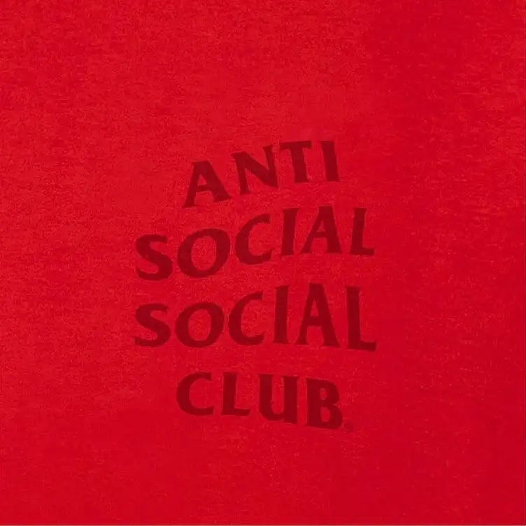 Anti Social Social Club Cancelled Tee (Tonal Red)