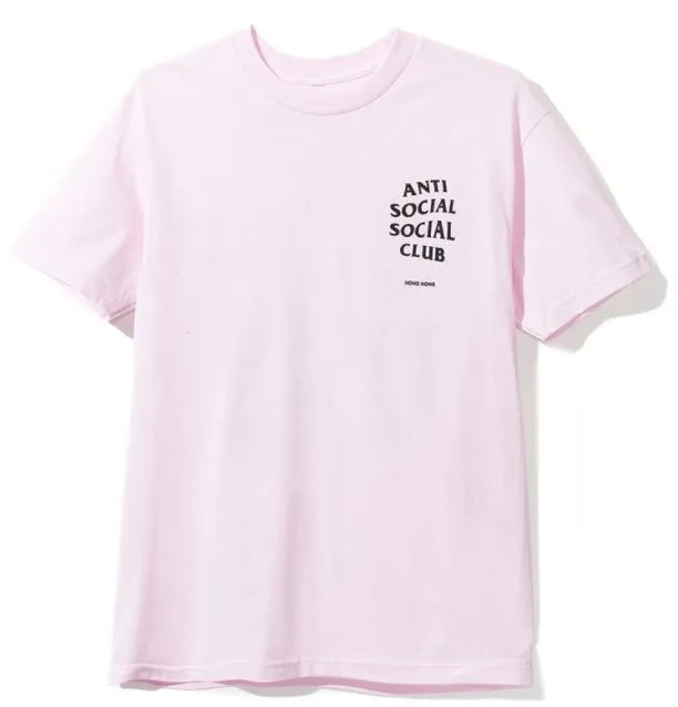 ANTI SOCIAL SOCIAL CLUB  |Crew Neck Unisex Street Style Plain Cotton Short Sleeves