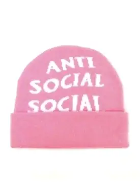 Anti Social Social Club “Jaccardo” Pink Beanie