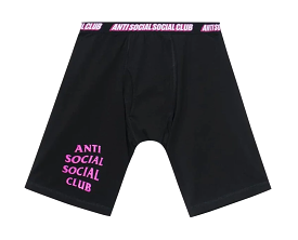 Anti Social Social Club Layers Of You Boxer 'Black'