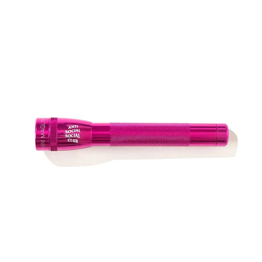 Anti Social Social Club Mini MagLite Pink