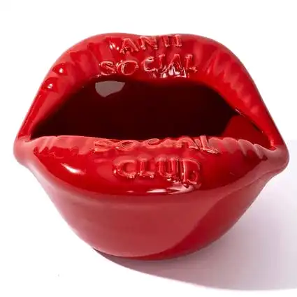 Anti Social Social Club Muse Ashtray (Red)