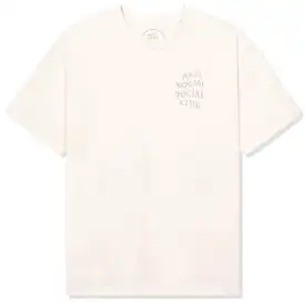 Anti Social Social Club Same But Different Tee (Ecru) ASSC23MAJ1SS451