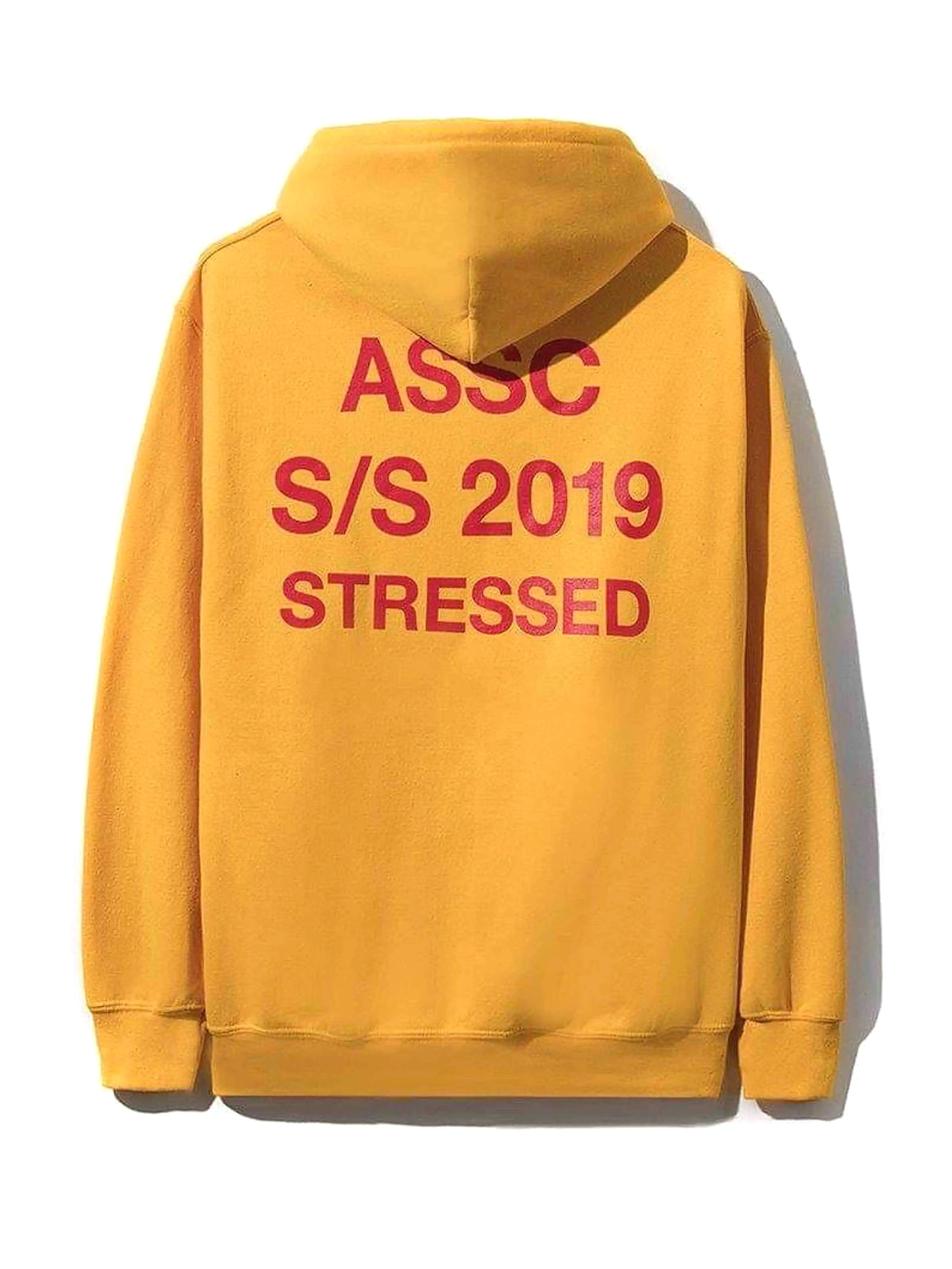 Anti Social Social Club Stressed Hoodie Yellow