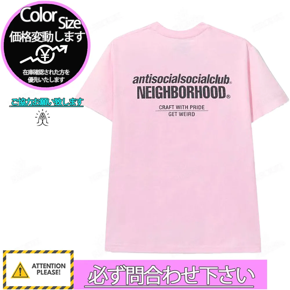 ANTI SOCIAL SOCIAL CLUB  |Unisex Street Style Collaboration Logo T-Shirts