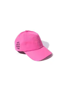 Anti Social Social Club Weird Cap Hot Pink