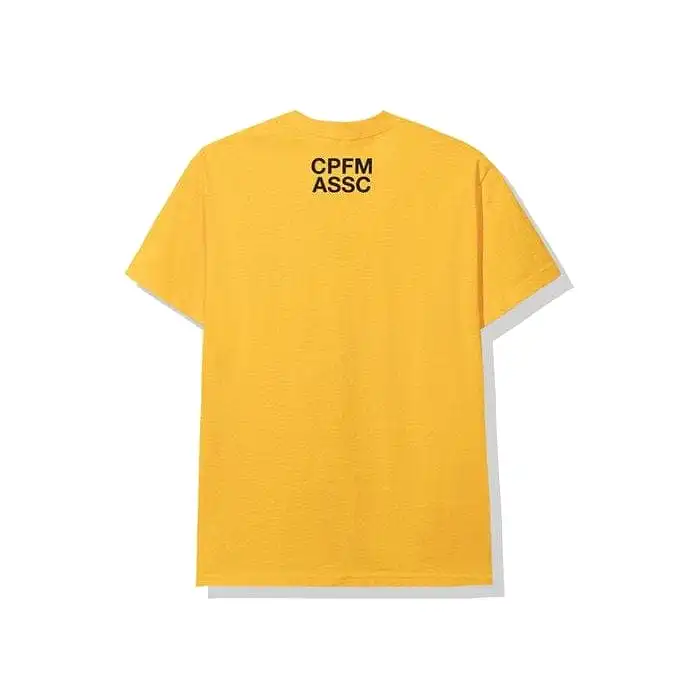 ANTI SOCIAL SOCIAL CLUB X CPFM TEE YELLOW DO NOT TOUCH