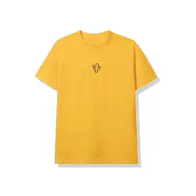 ANTI SOCIAL SOCIAL CLUB X CPFM TEE YELLOW DO NOT TOUCH