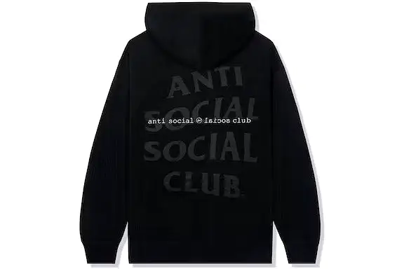 Anti Social Social Club x Fragment Type A Hoodie (FW22) Black