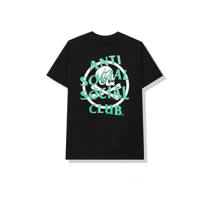 ANTI SOCIAL SOCIAL CLUB X NEIGHBORHOOD CAMBERED TEE BLACK