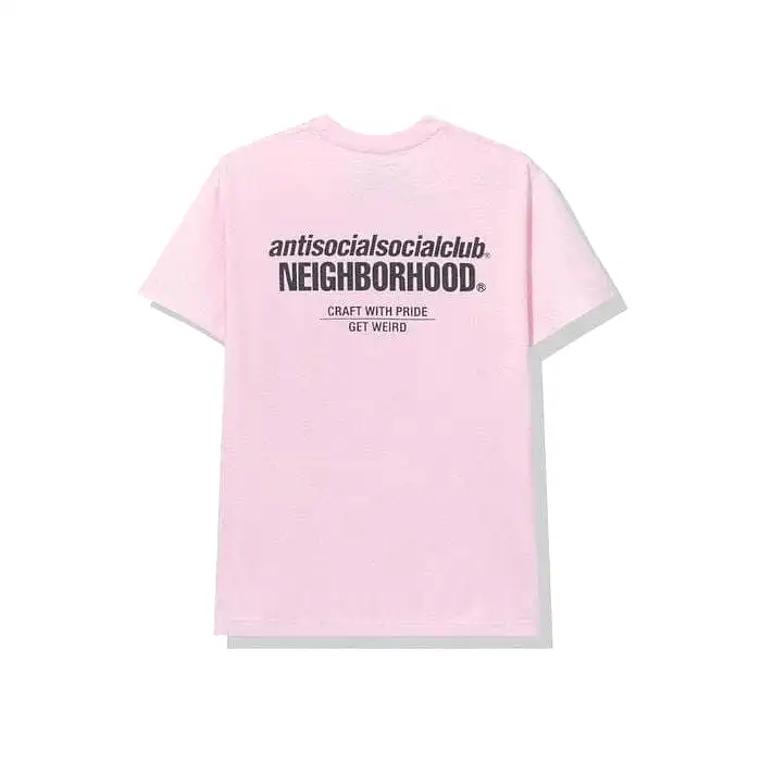 ANTI SOCIAL SOCIAL CLUB X NEIGHBORHOOD CAMBERED TEE PINK