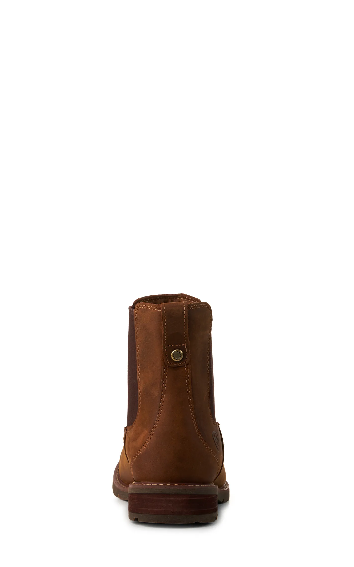 Ariat Women's Wexford Weathered Brown Waterproof Round Toe Chelsea Boots