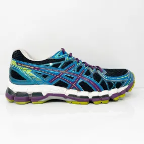 Asics Womens Gel Kayano 20 T3N7N Blue Running Shoes Sneakers Size 8