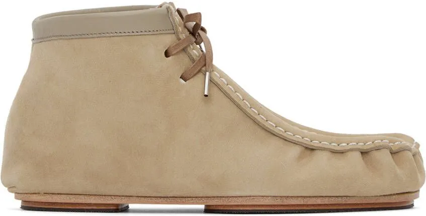 AURALEE Beige Short Boots