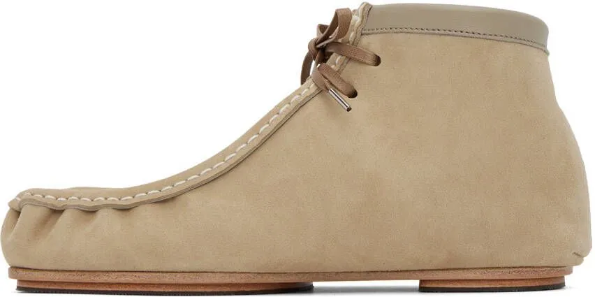 AURALEE Beige Short Boots