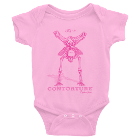 Baby Short Sleeve Bodysuit: PINKY