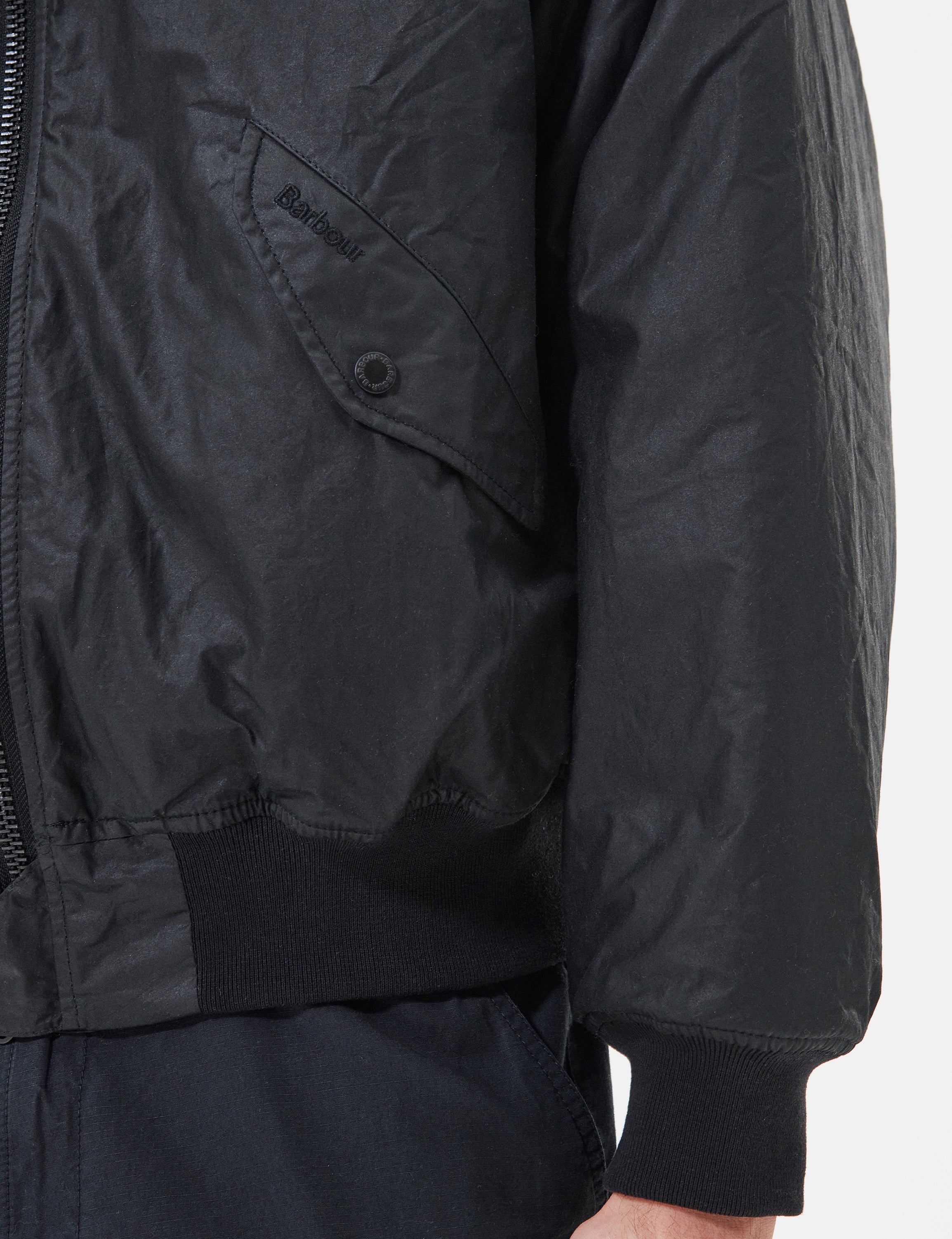 Barbour JBS Flight Jacket - Black