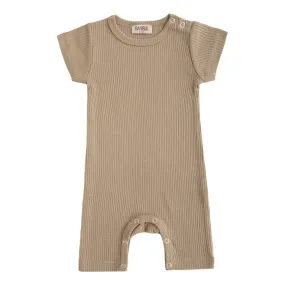 Beige Khaki Modal Bodysuit