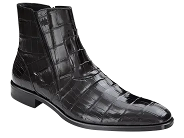 Belucci Alligator Boot Black