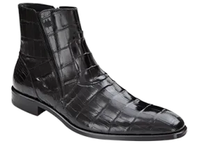 Belucci Alligator Boot Black