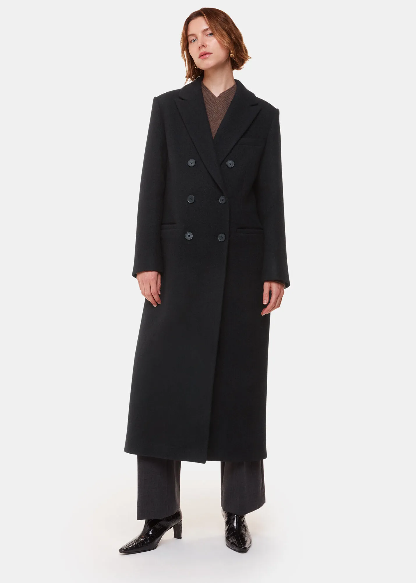 Black Lori Longline Coat