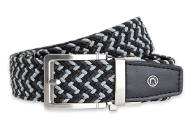 Braided Charcoal, 1 3/8 Strap, Golf Belt