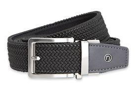 Braided Grey, 1 3/8 Strap, Golf Belt