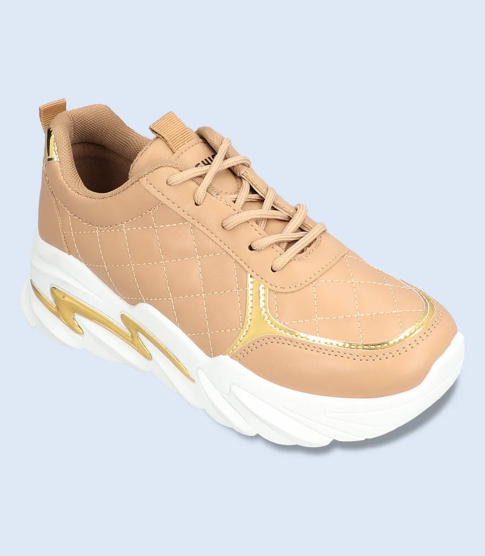 BW8247-BEIGE-Women Sports Shoes