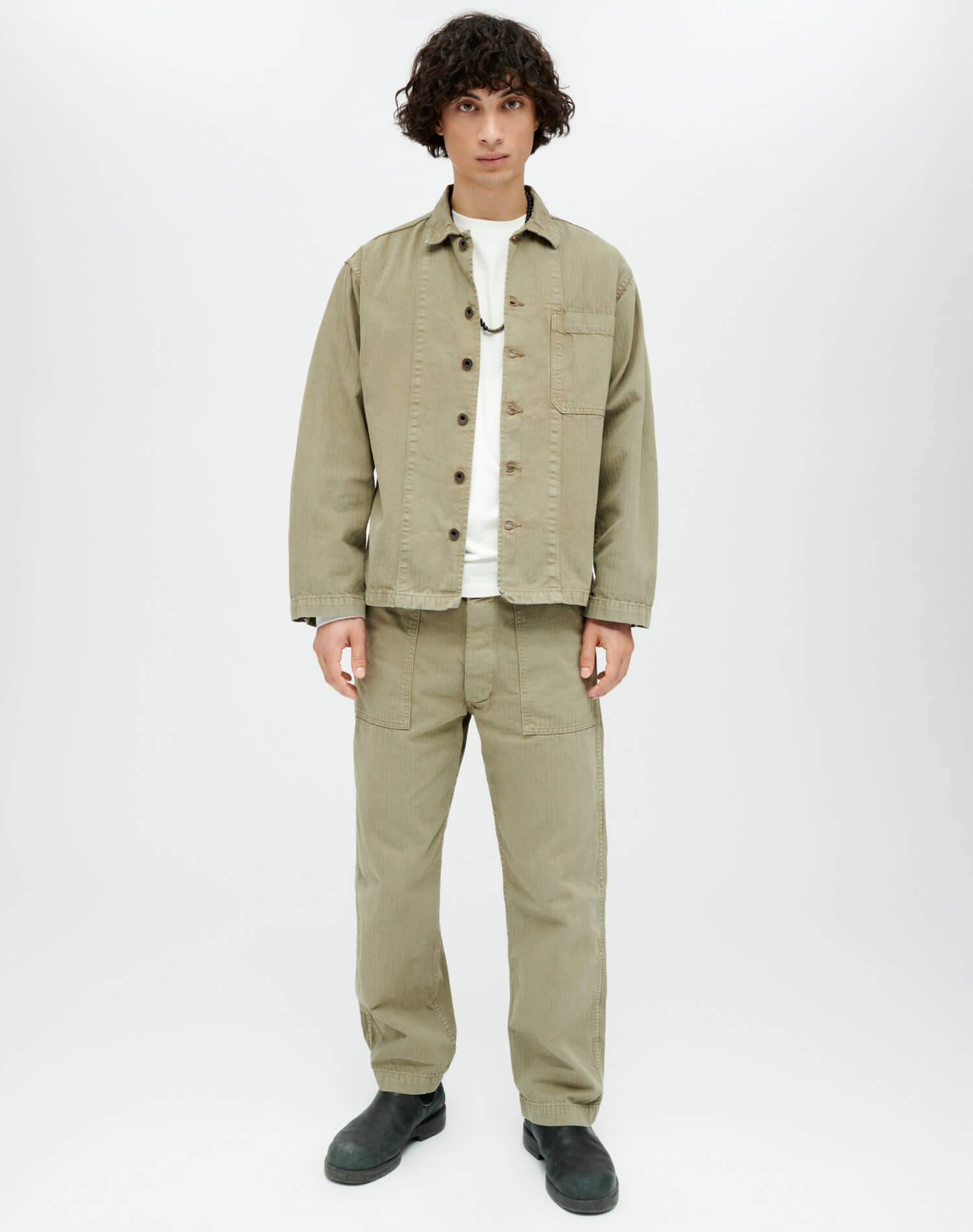 Cadet Shirt Jacket - Dirty Sage