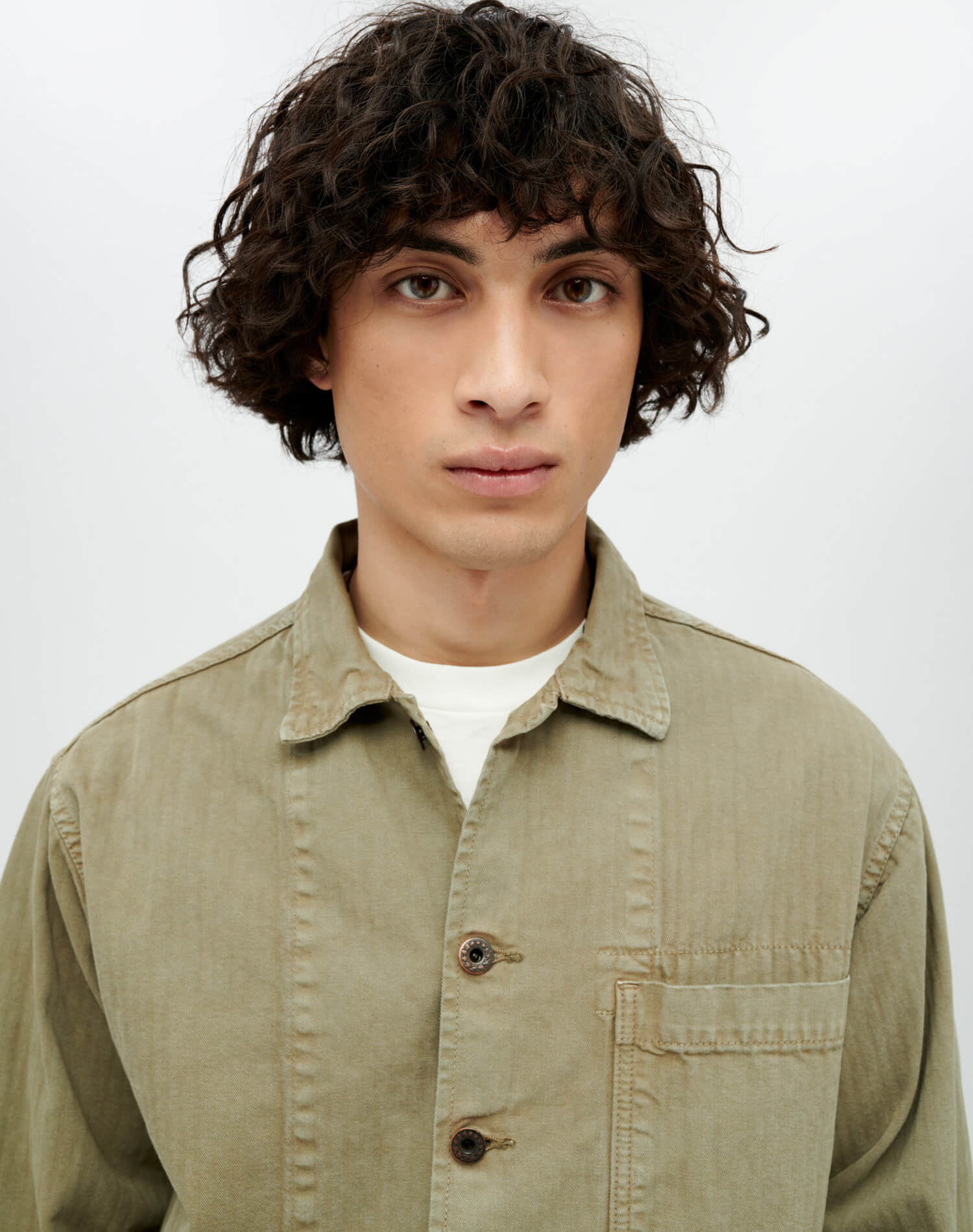 Cadet Shirt Jacket - Dirty Sage