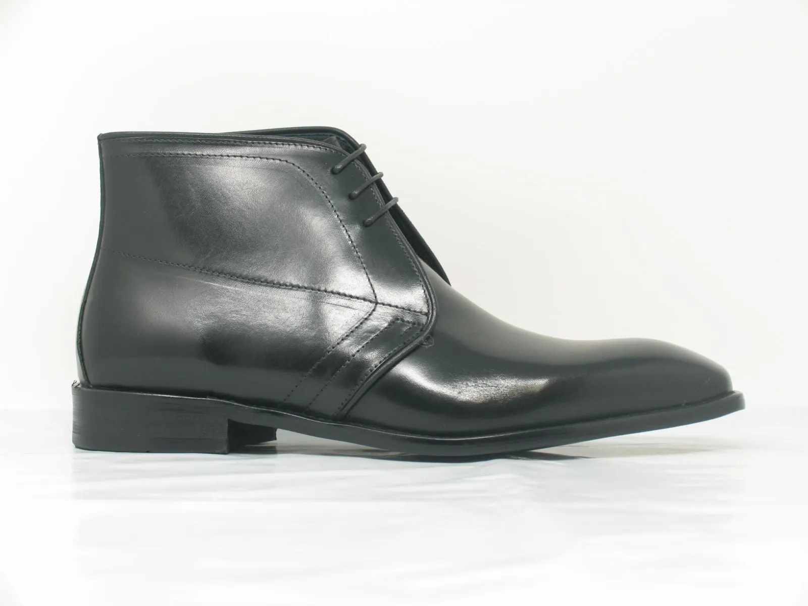 Calfskin Chukka Boot Black