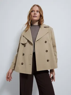 Camel Button Up Trench Coat | Women | George at ASDA