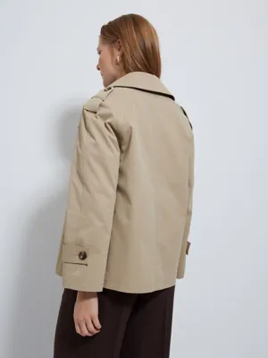 Camel Button Up Trench Coat | Women | George at ASDA