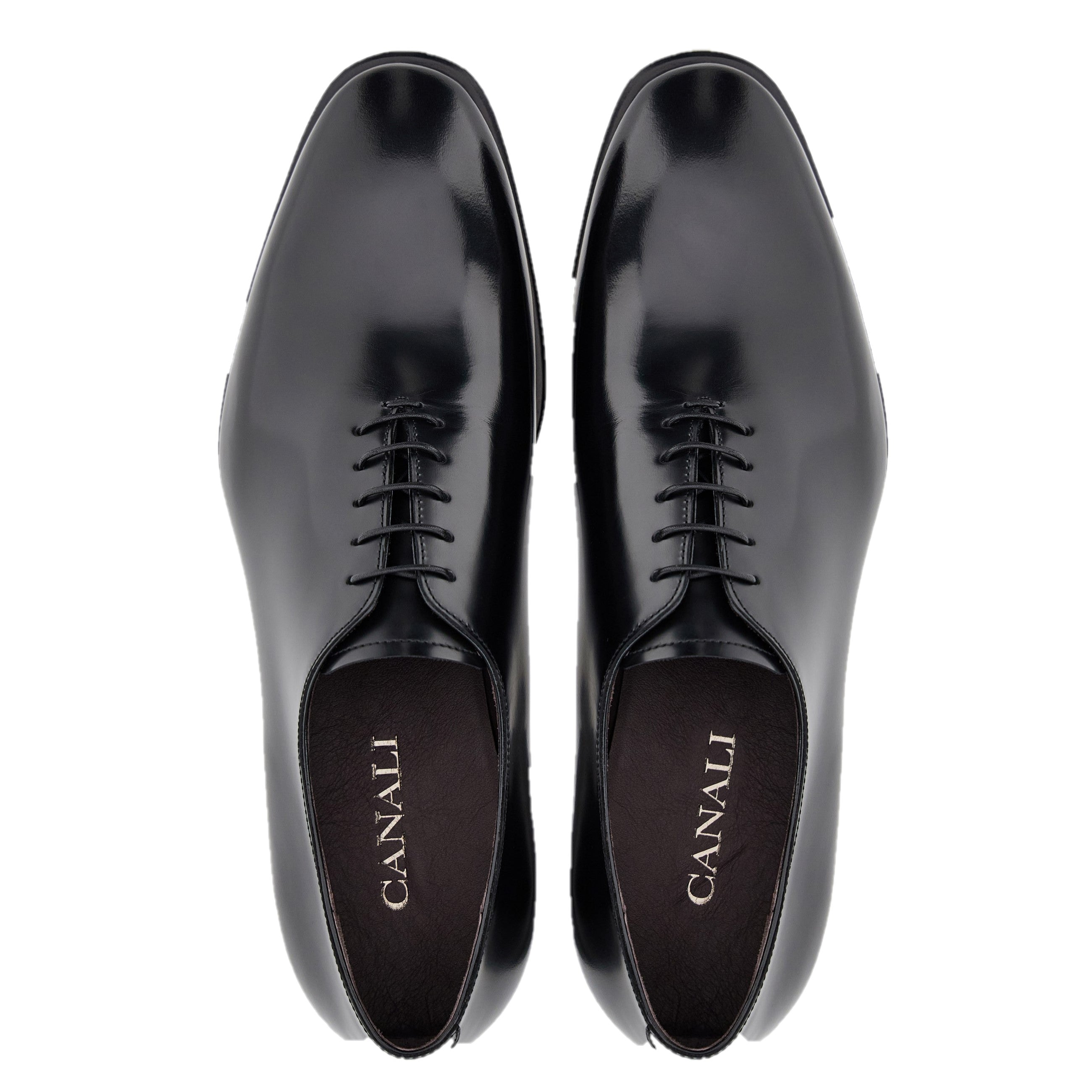 Canali Calfskin Oxford Leather Sole Dress Shoes