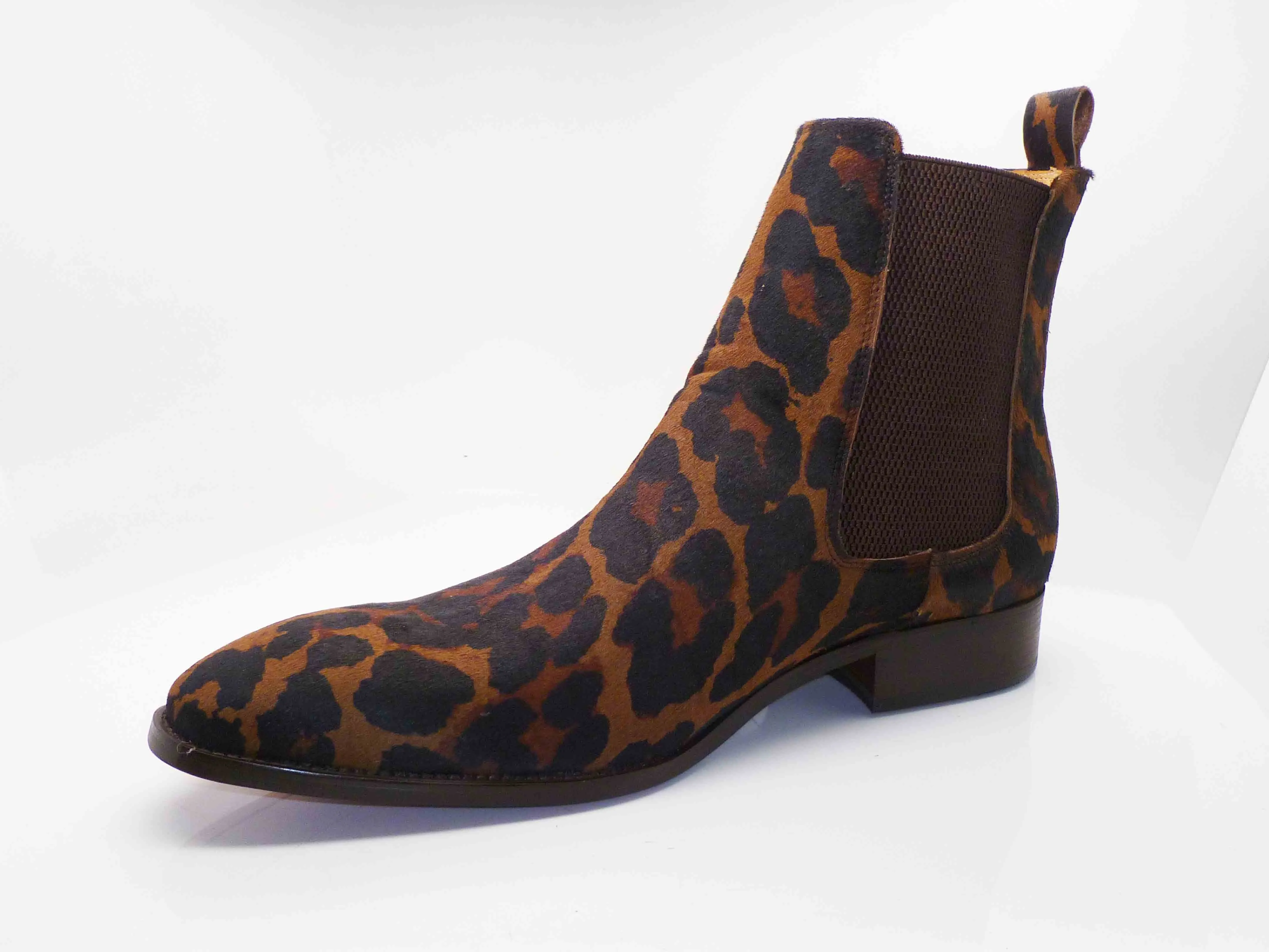 Carrucci by Maurice Pony Hair Slip-On Boot Leopard