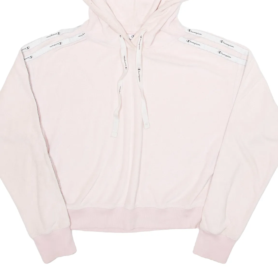 CHAMPION Crop Womens Pink Hoodie XS