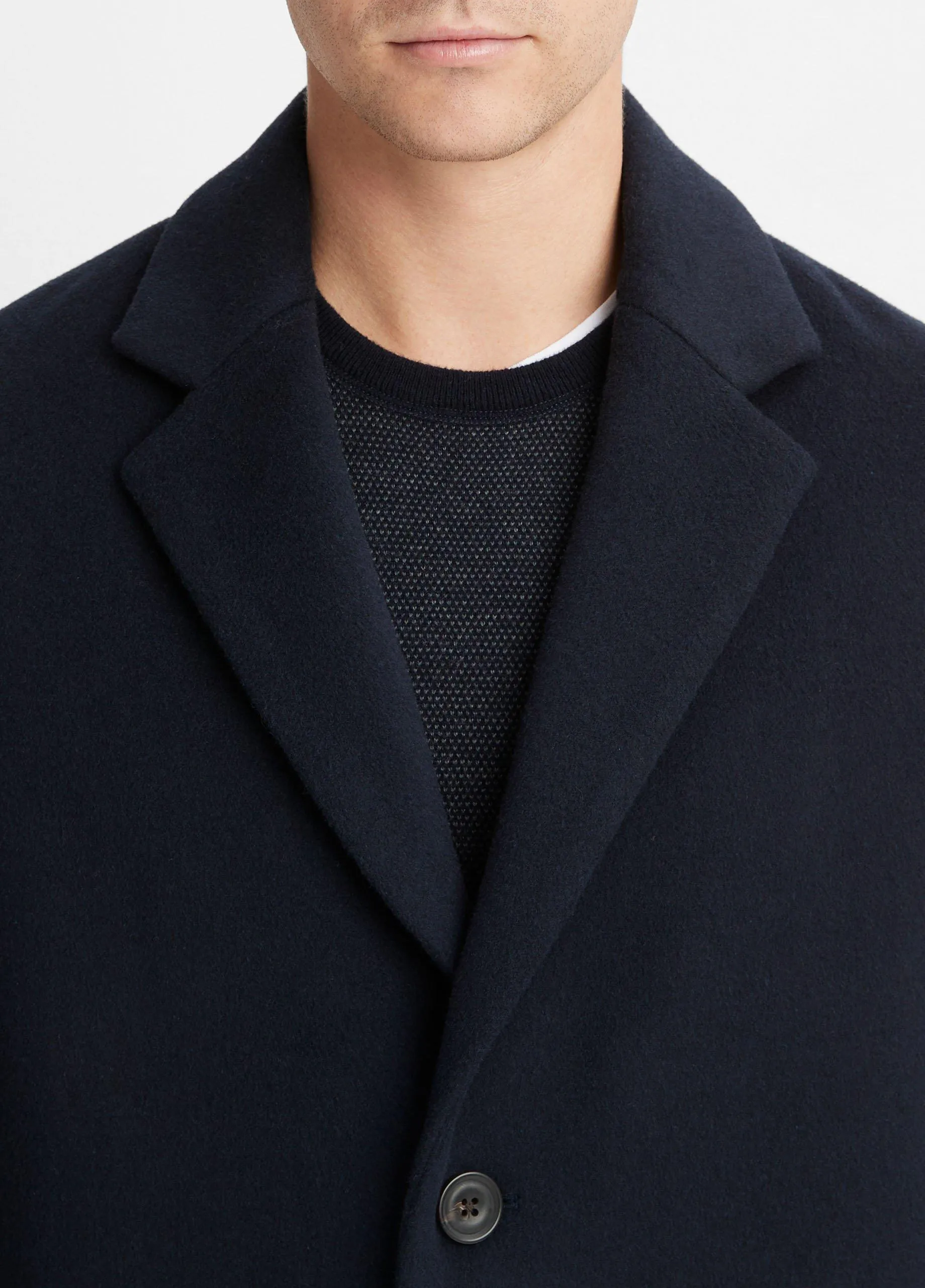 Classic Italian Wool-Blend Coat