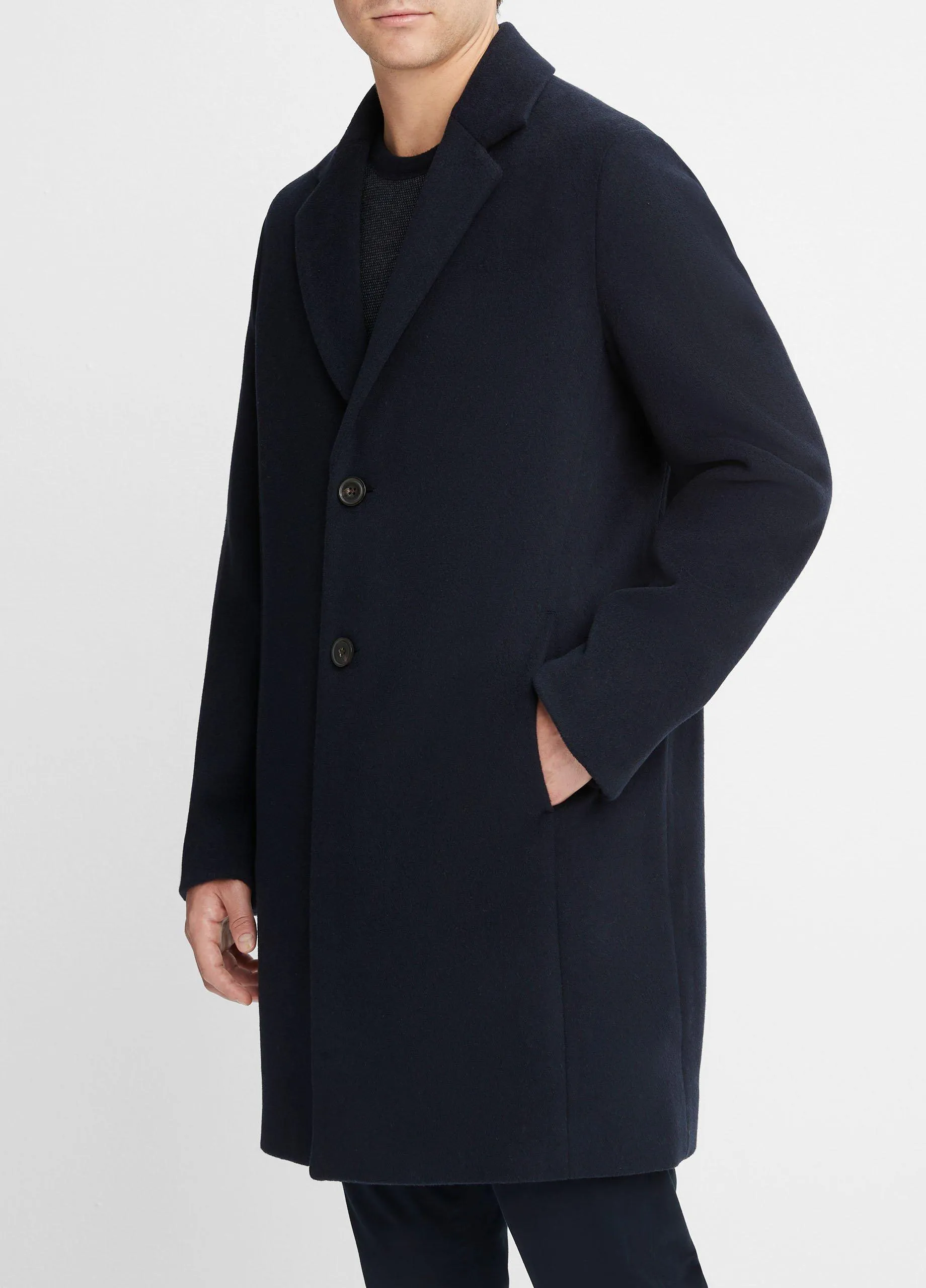 Classic Italian Wool-Blend Coat